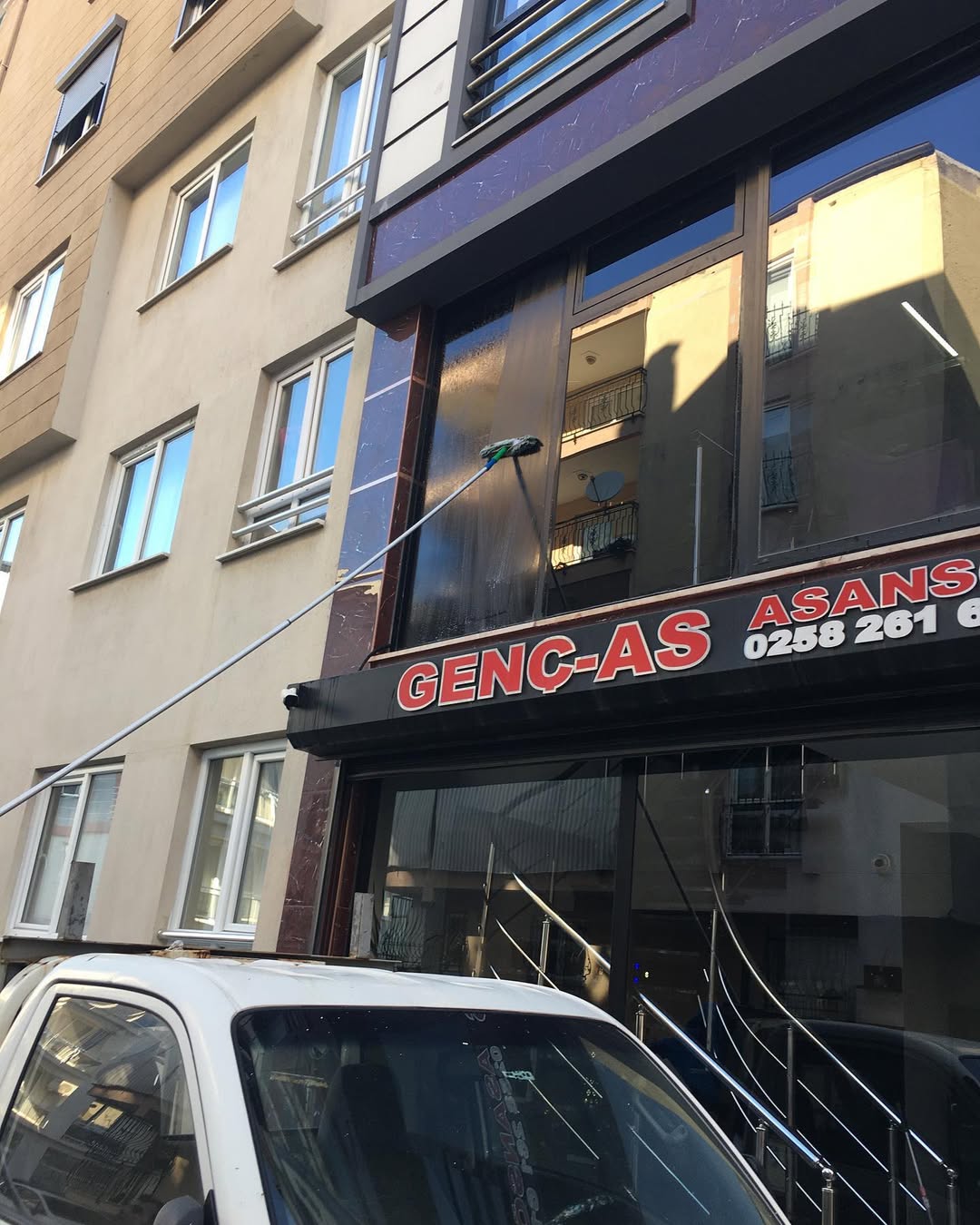 Genç-As Asansör - Dış Cephe Temizliği Çalışmamız